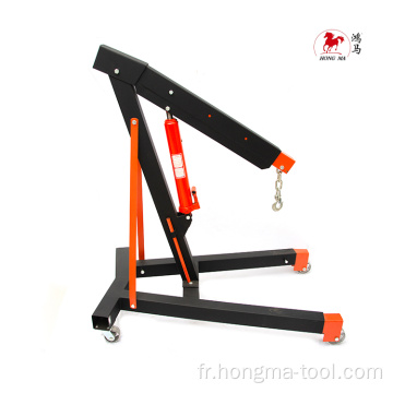 Hydraulic 2 tonnes Pliage Shop Crane Mobile Engine